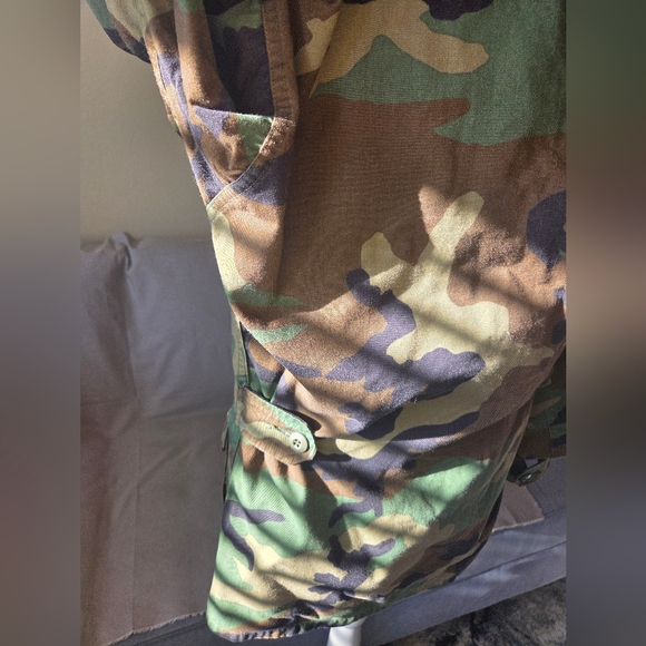 Vintage Men's Military Camouflage Jacket or Oversized Women's Jacket - Size S - Picture 5 of 6